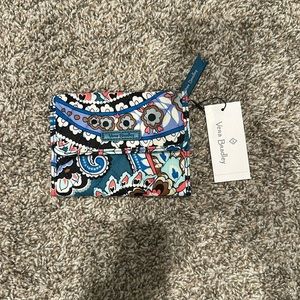 Vera Bradley Blue and Red Floral Wallet